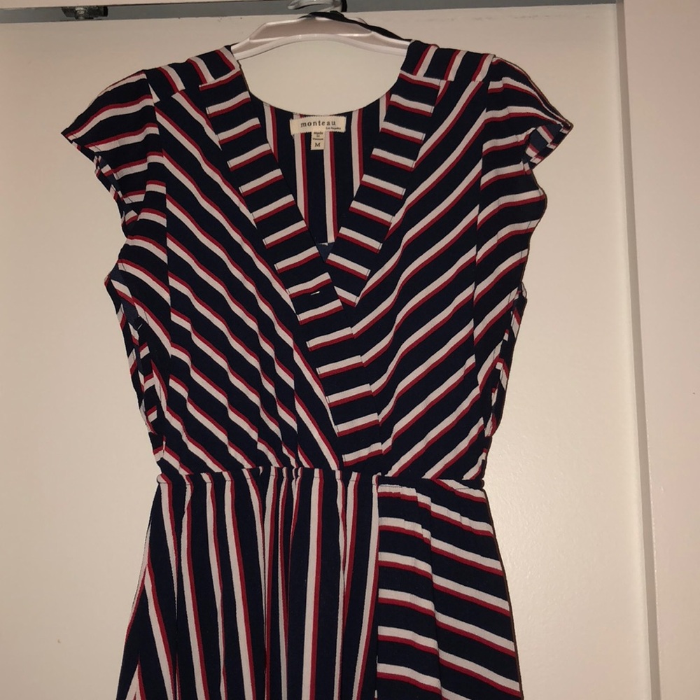 Monteau Pin Stripe Dress - Picture 4 of 5